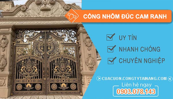 Thợ Cổng Nhôm Đúc Cam Ranh