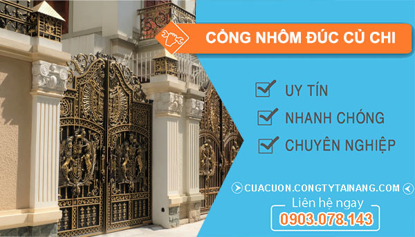 Thợ cổng nhôm đúc Củ Chi
