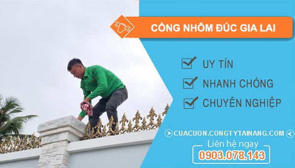 Thợ Cổng Nhôm Đúc Gia Lai