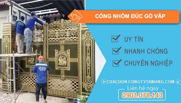 Thợ cổng nhôm đúc Gò Vấp