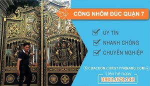 thi công Cổng Nhôm đức quận 7