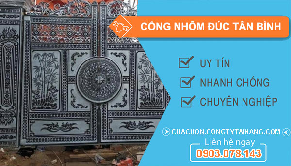 Thợ cổng nhôm đúc Tân Bình