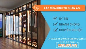 thợ lắp cửa kính tủ quần áo