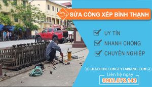 Thợ Sửa Cổng Xếp Bình Thạnh