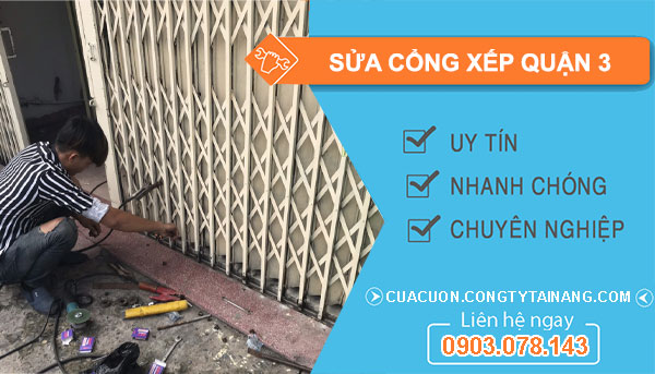 Thợ Sửa Cửa Cuốn Quận 3
