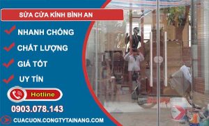 thợ sửa cửa kính bình an