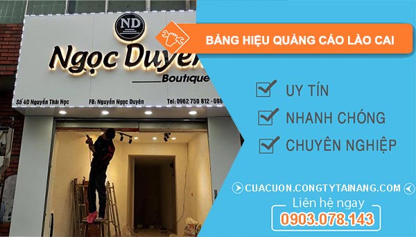 Bảng Hiệu Quảng Cáo Taij Lào Cai