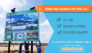 Bảng Hiệu Quảng Cáo Tại Yên Lạc