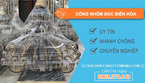Cổng Nhôm Đúc Biên Hòa