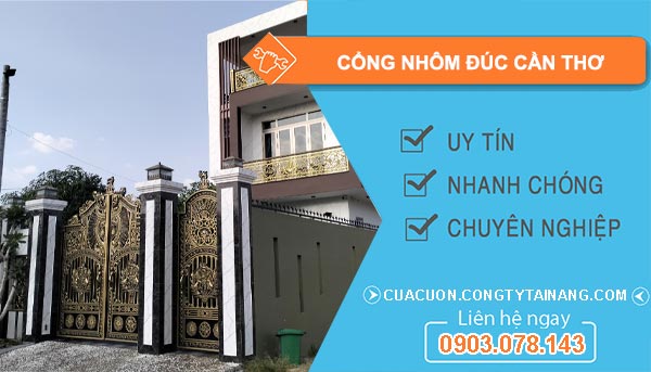 Cổng Nhôm Đúc Cần Thơ