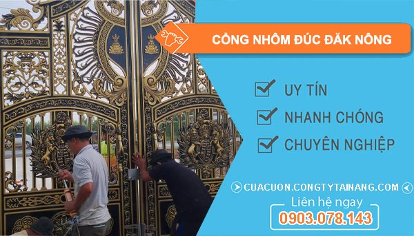 Cổng Nhôm Đúc Đắk Nông