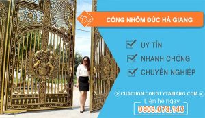 Cổng Nhôm Đúc Hà Giang