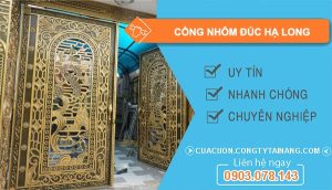 Cổng Nhôm Đúc Hạ Long
