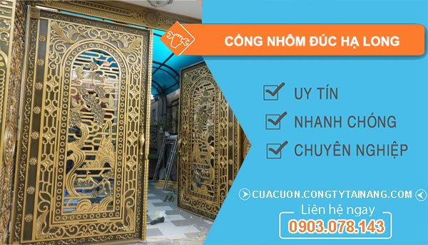 Cổng Nhôm Đúc Hạ Long