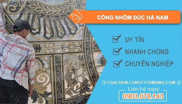 Cổng Nhôm Đúc Hà Nam