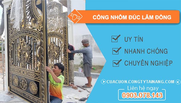 Cổng Nhôm Đúc Lâm Đồng