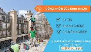 Cổng Nhôm Đúc Ninh Thuận