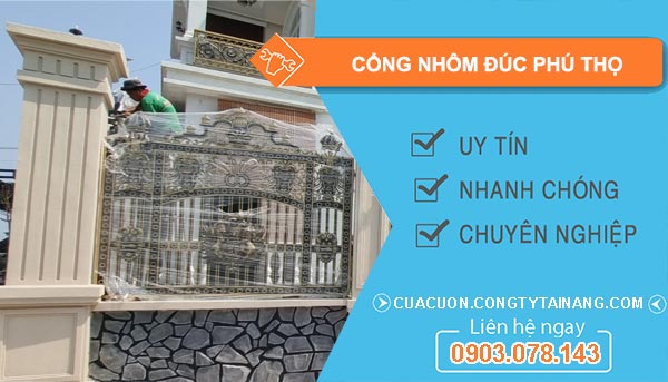 Cổng Nhôm Đúc Phú Thọ
