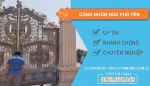 cổng nhôm đúc phú yên