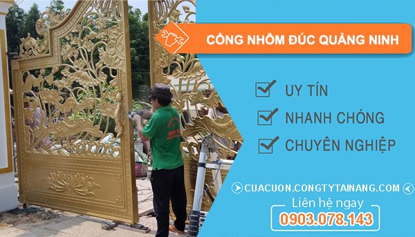Cổng Nhôm Đúc Quảng Ninh