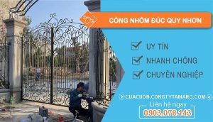 Cổng Nhôm Đúc Quy Nhơn