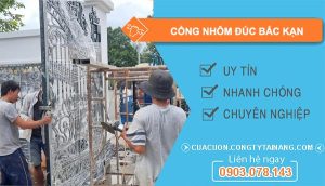 Cổng Nhôm Đúc tại Bắc Kạn