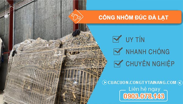 Cổng Nhôm Đúc tại Đà Lạt