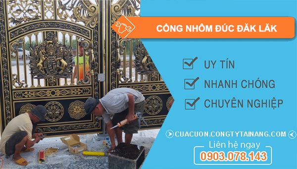 cổng nhôm đúc tại đắk lắk