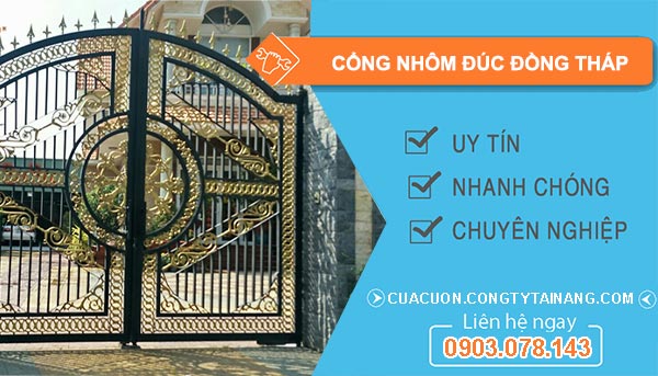 Cổng Nhôm Đúc tại Đồng Tháp
