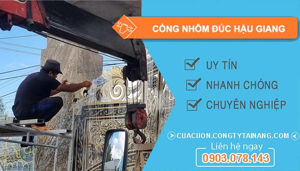 Cổng Nhôm Đúc tại Hậu Giang