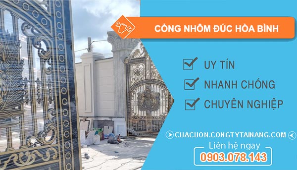 Cổng Nhôm Đúc tại Hòa Bình