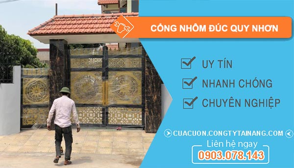 Cổng Nhôm Đúc tại Quy Nhơn