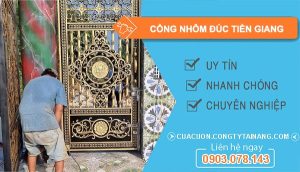 Cổng Nhôm Đúc tại Tiền Giang