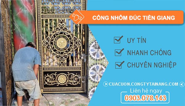 Cổng Nhôm Đúc tại Tiền Giang