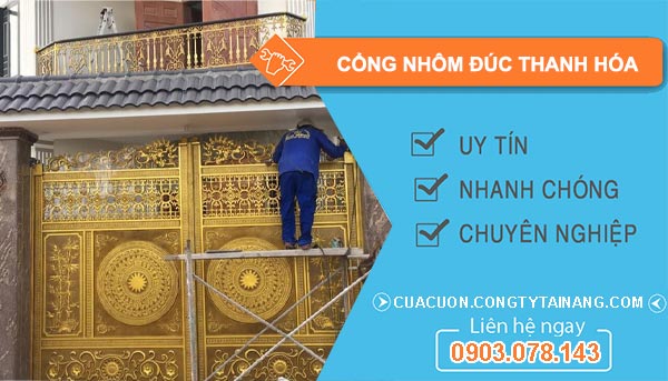Cổng Nhôm Đúc Thanh Hóa