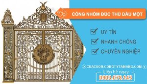 Cổng Nhôm Đúc Thủ Dầu Một