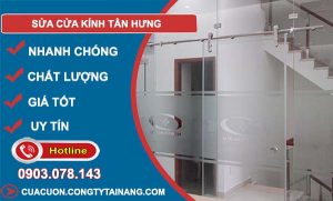 dịch vụ sửa cửa kính tân hưng