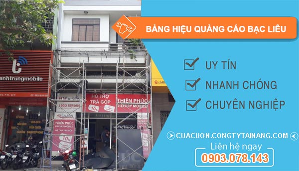 thợ Bảng Hiệu Quảng Cáo Bạc Liêu