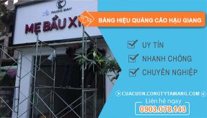 Thợ Bảng Hiệu Quảng Cáo Hậu Giang
