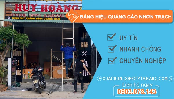 thợ Sửa Bảng Hiệu Quảng Cáo Nhơn Trạch