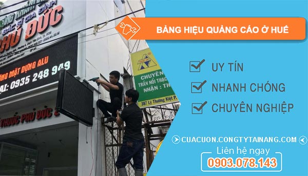 Thợ Bảng Hiệu Quảng Cáo Ở Huế