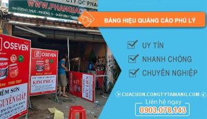 Thợ Bảng Hiệu Quảng Cáo Phủ Lý