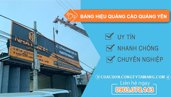 Thợ Sửa Bảng Hiệu Quảng Cáo Quảng Yên