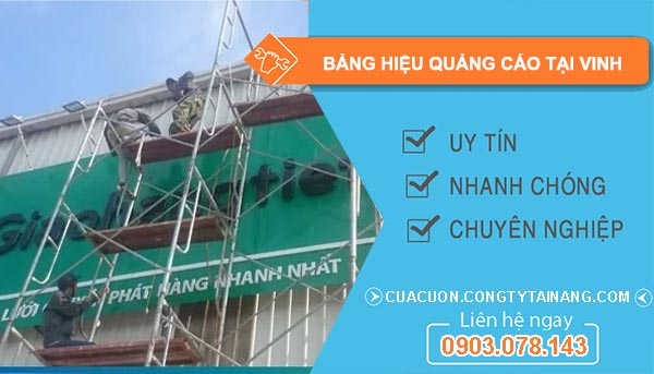 Thợ Bảng Hiệu Quảng Cáo Tại Vinh