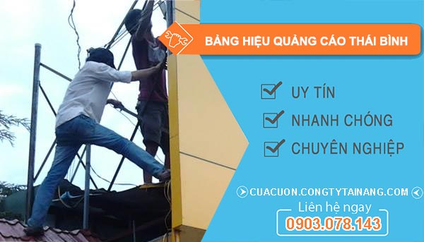 thợ Bảng Hiệu Quảng Cáo Thái Bình