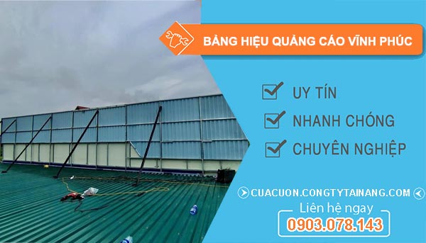 thợ Bảng Hiệu Quảng Cáo Vĩnh Phúc