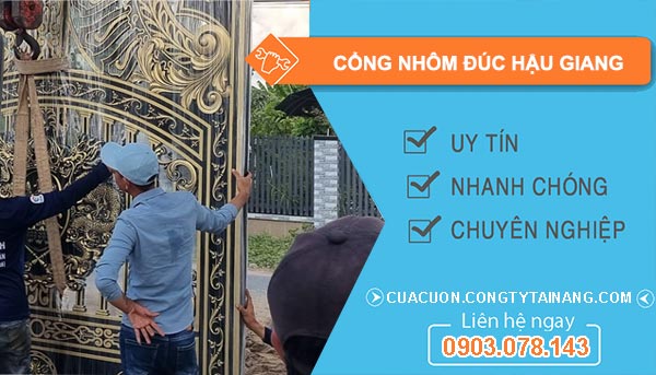 Thợ Cổng Nhôm Đúc Hậu Giang