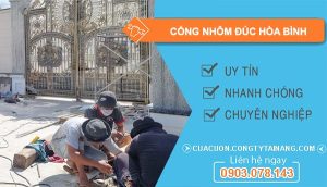 Thợ Cổng Nhôm Đúc Hòa Bình