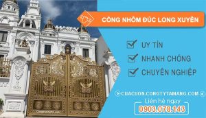 thợ Cổng Nhôm Đúc Long Xuyên