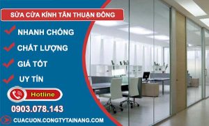 thợ sửa cửa kính tân thuận đông
